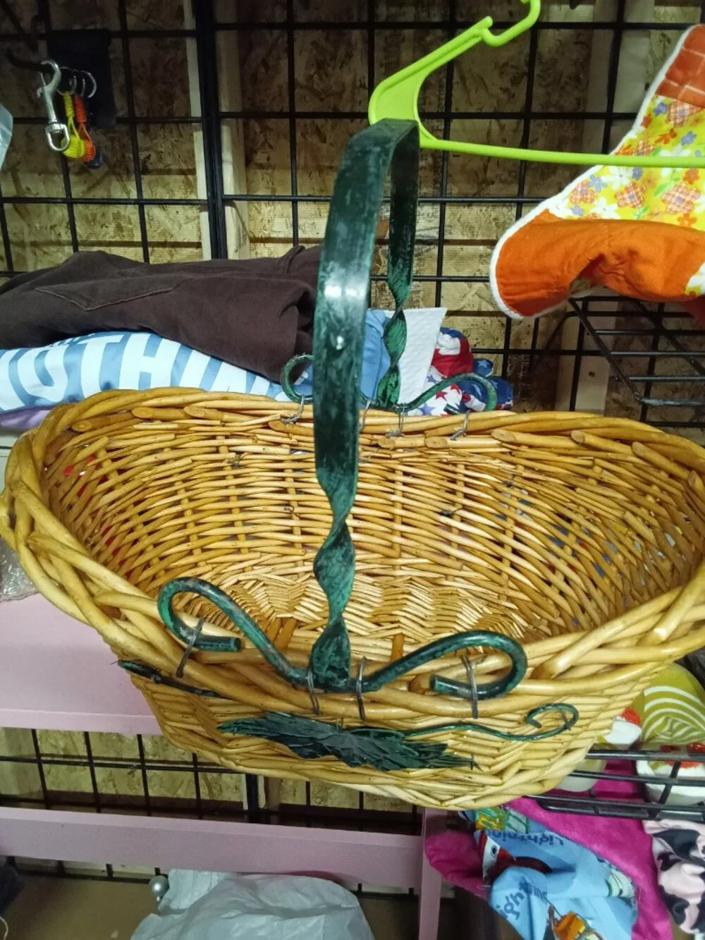 No Label wicker basket